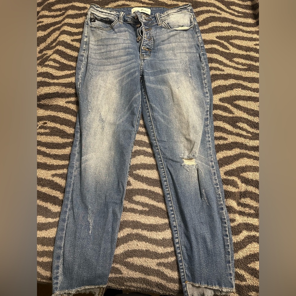 KanCan Ride or Die Medium Wash Skinny - no tags